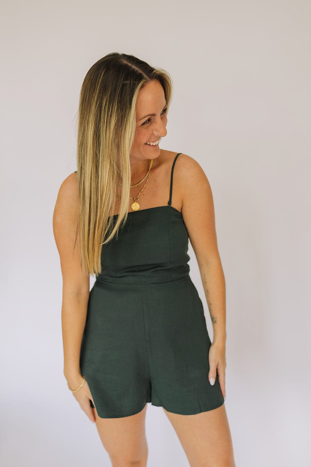 Evergreen Romper