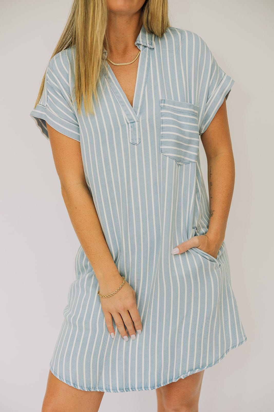 Striped Relaxed Fit Dress