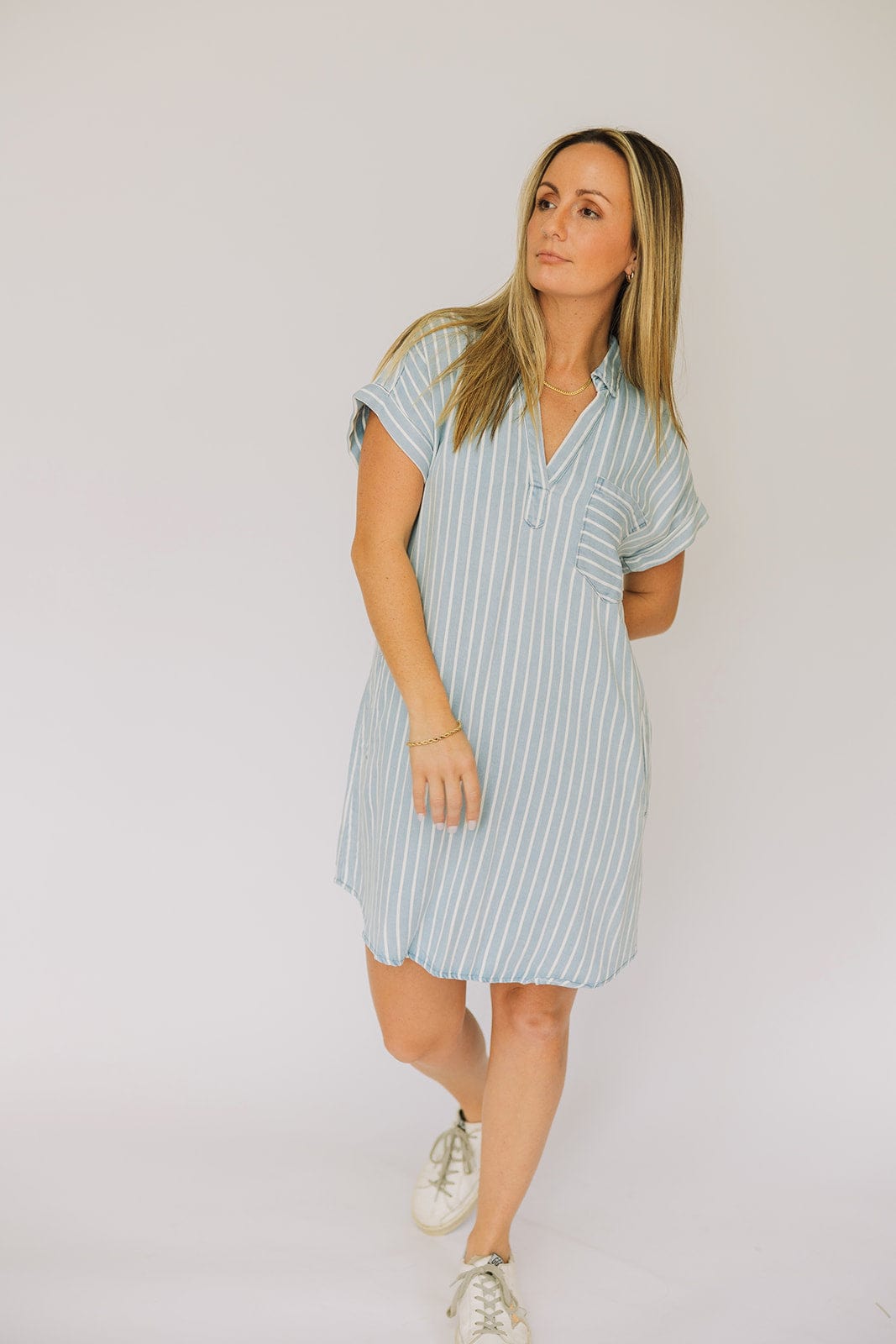Striped Relaxed Fit Dress