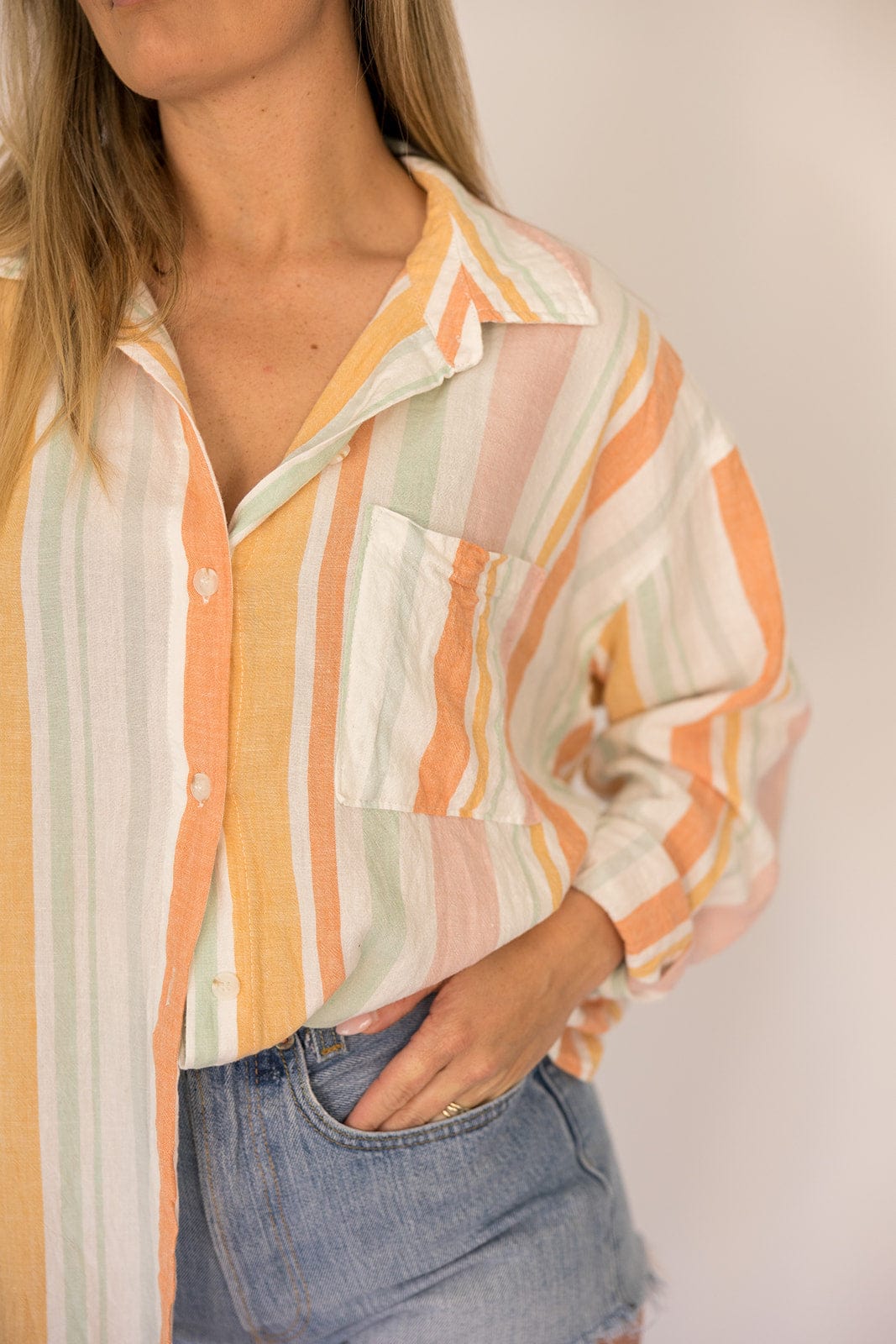 Seaside Pastels Button Down